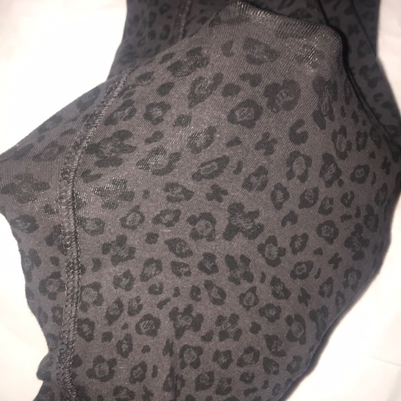 Leopard print dark grey leggings - Picture 6 of 6